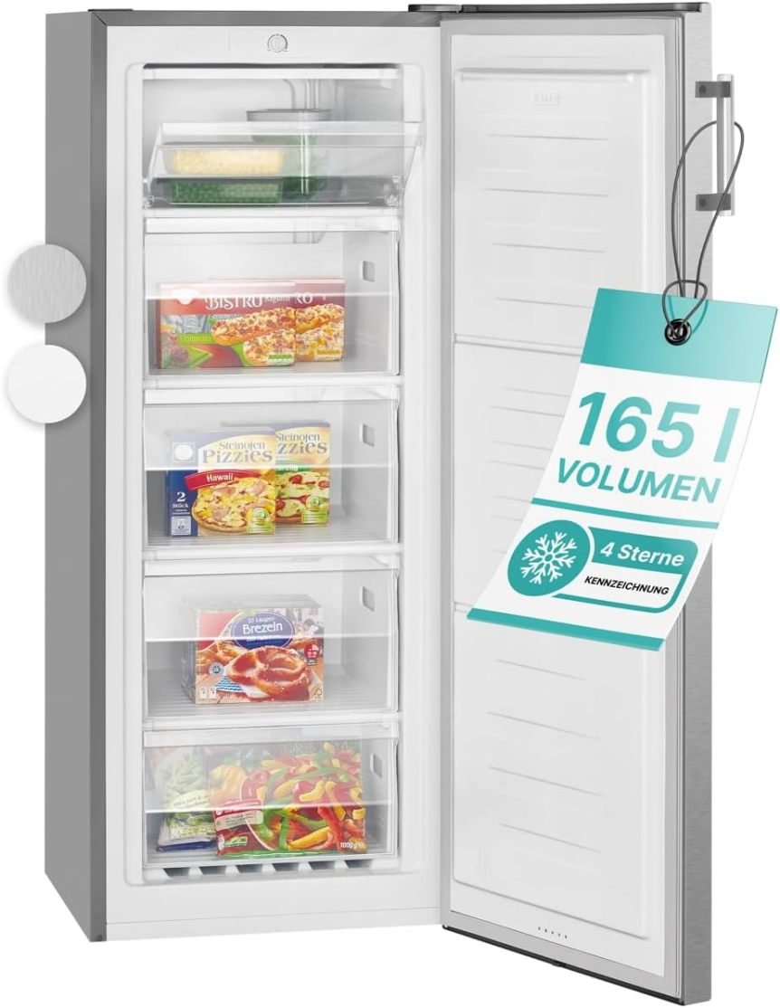 Bomann GS 7317.1 Gefrierschrank – 165 Liter, Weiß