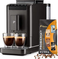 Tchibo Kaffeevollautomat Esperto2 Caffè mit 2-Tassen-Funktion für Caffè Crema und Espresso, Granite Black - INKLUSIVE Kaffeeprobierset GRATIS 1
