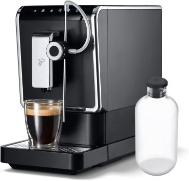 Tchibo Kaffeevollautomat Esperto Pro mit One Touch Funktion für Caffè Crema, Espresso und Milchspezialitäten, Anthrazit 1