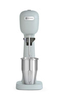 HENDI Milchshake Maker, Inkl. 2 Mixbechers (Edelstahl und Polykarbonat) und 4 austauschbaren Rührwerken, Drink mixer, Frappés, Getränkemixer, 230V/400W, 170x196x(H)490mm, Karamell