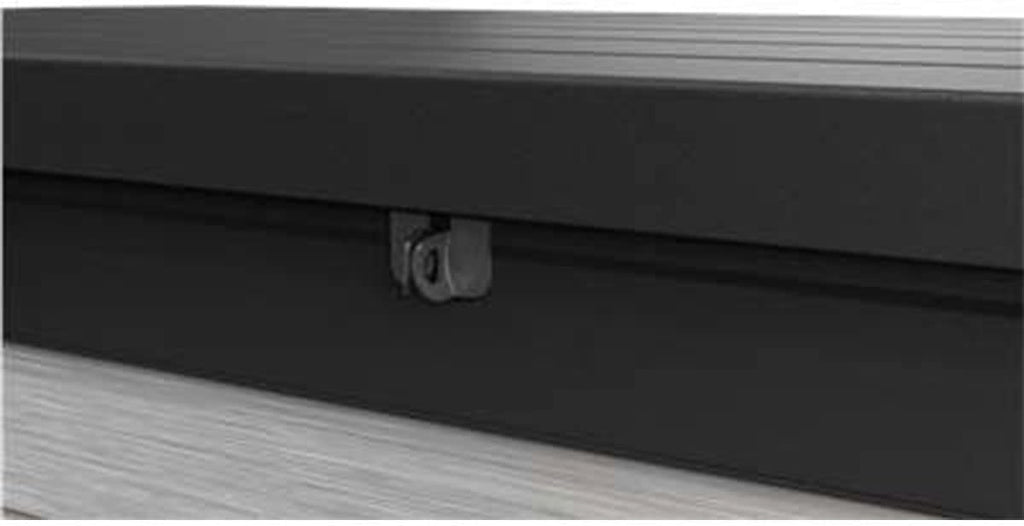 Keter Denali 570 L, Auflagenbox - Wetterfeste Kissenbox mit Sitzfunktion, Grau, 151,7 x 72,5 x 70 cm