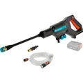 Gardena Akku-Druckreiniger AquaClean 24/18V P4A Premium Set: Zusätzliches Zubehör, Verstellbarer Wasserdruck, Düsenaufsätze, 3 Reinigungsmodi, Kabellos (14800-31)