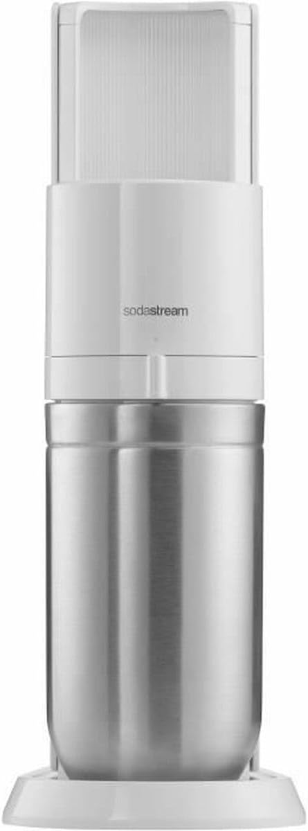 SodaStream Wassersprudler Duo White Megapack mit 4 Flaschen und 1 Zylinder, Weiß, 2270181