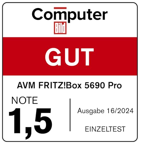 FRITZ!Box 5690 Pro – Wi-Fi 7 Triband-Router für DSL & Glasfaser, Mesh & DECTo