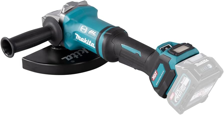 makita GA038GZ Winkelschleifer 40V max. (ohne Akku, ohne Ladegerät), Petrol