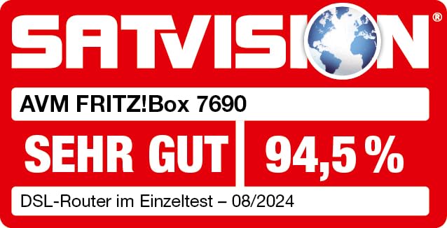 FRITZ!Box 7690 – Wi-Fi 7 DSL-Router mit Supervectoring, Mesh & DECT-Basiso