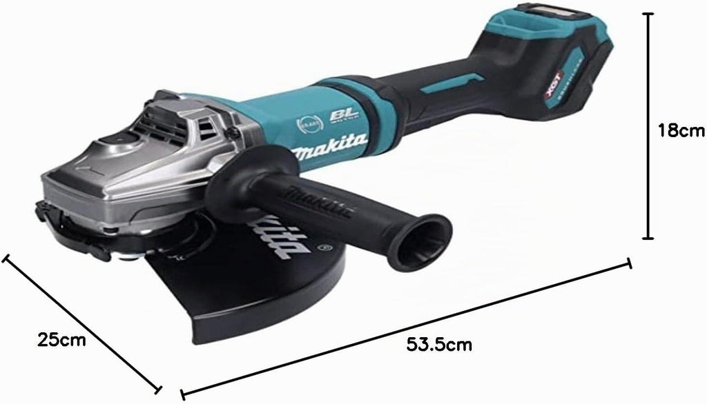 makita GA038GZ Winkelschleifer 40V max. (ohne Akku, ohne Ladegerät), Petrol