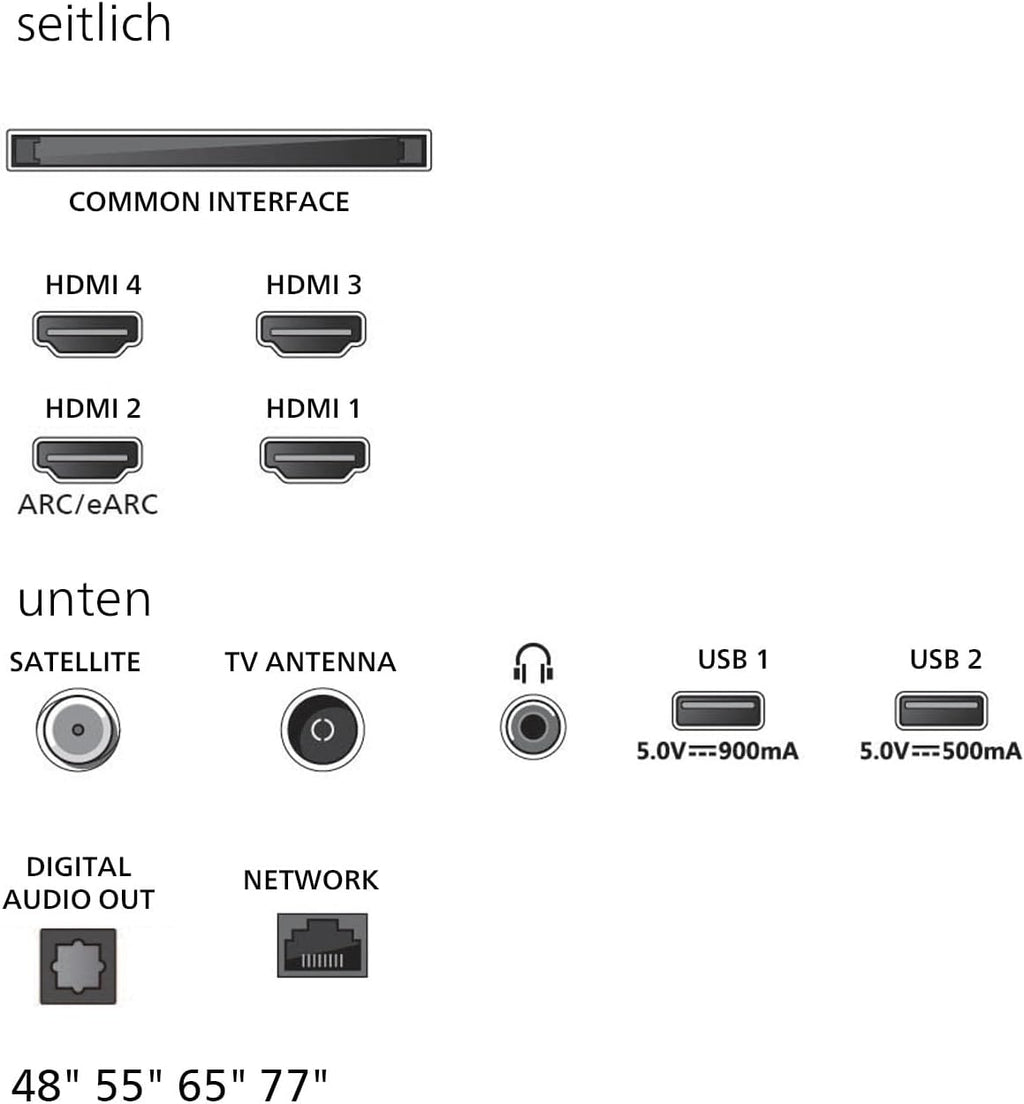 PHILIPS Ambilight 48OLED760 4K OLED Smart TV - 48 Zoll Display mit P5 AI Perfect Picture Engine Ultra HD, Titan OS, Dolby Vision und Atmos Sound - Funktioniert mit Alexa und Google Sprachassistent