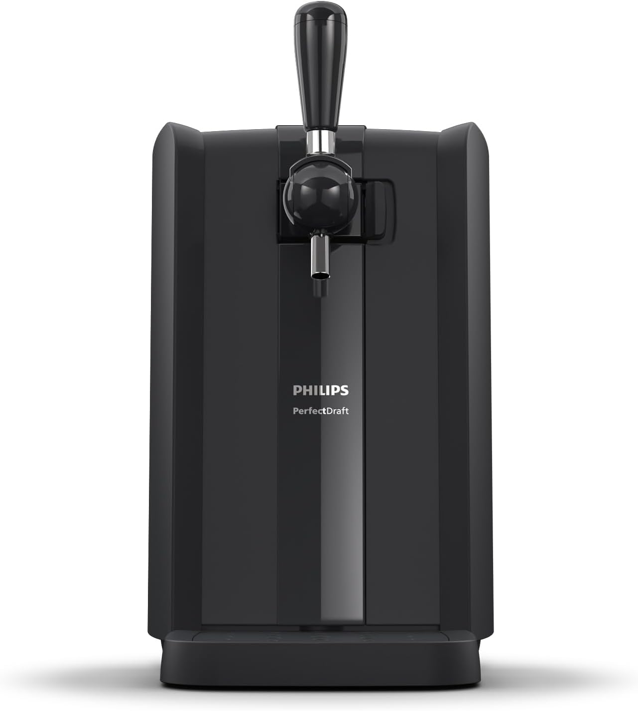 Philips PerfectDraft Black Beer Dispenser for up to 30 Days | Freshly cooled at 3 °C, for the home bar, 6 L, LED indicators (HD3760/90)