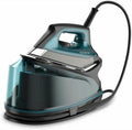 Rowenta DG7623 Compact Steam Pro Dampfbügelstation | 6,3 Bar Pumpendruck | Dampfstoß: 325 g/Min. | abnehmbarer 1,1 Liter Wassertank | Präzisionsspitze | Blau/Schwarz