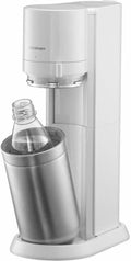SodaStream Wassersprudler Duo White Megapack mit 4 Flaschen und 1 Zylinder, Weiß, 2270181