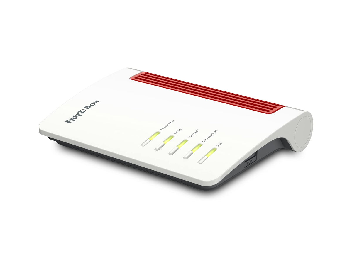 FRITZ!Box 5530 Fiber – Glasfaser-Router mit Wi-Fi 6 & 2.5-Gigabit-LANo