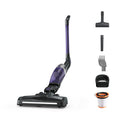 Rowenta X-Nano kabelloser Akkustaubsauger, Lithium-Ionen Batterie, Ultraleicht, 2-in-1 Stabstaubsauger & Handstaubsauger kabellos, bis zu 40 Min. Laufzeit, inkl. Zubehör, grau-lila, RH1128