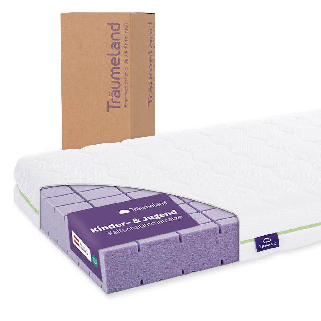 Träumeland comfort-pads, Tencel-Verbundstoff T080282 Jugendmatratze Schlummerland, 90 x 200 cm, Mehrfarbig