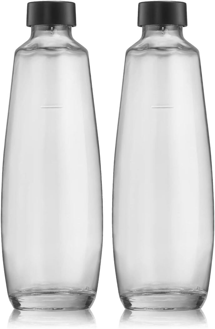 SodaStream Wassersprudler Duo White Megapack mit 4 Flaschen und 1 Zylinder, Weiß, 2270181