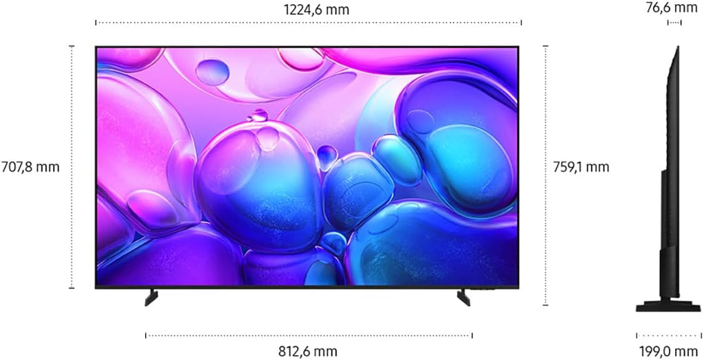Samsung QLED 4K Q6FA 55 Zoll (138 cm) UHD, Optimiert für Fussball, Quantum HDR, 4K Upscaling, 900 Sender TV Plus, Smart TV, 2025