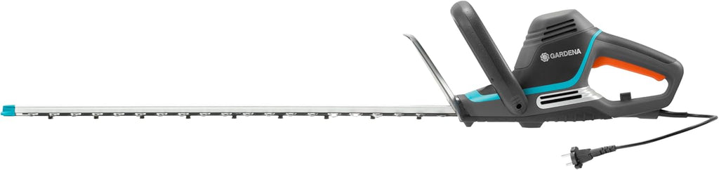 Gardena Elektro-Heckenschere PowerCut 700/65: Heckenschneider mit 700 W Motorleistung, 65 cm Messerlänge, 27 mm Messeröffnung, ergonomischer Griff und Anschlagschutz (9835-20)