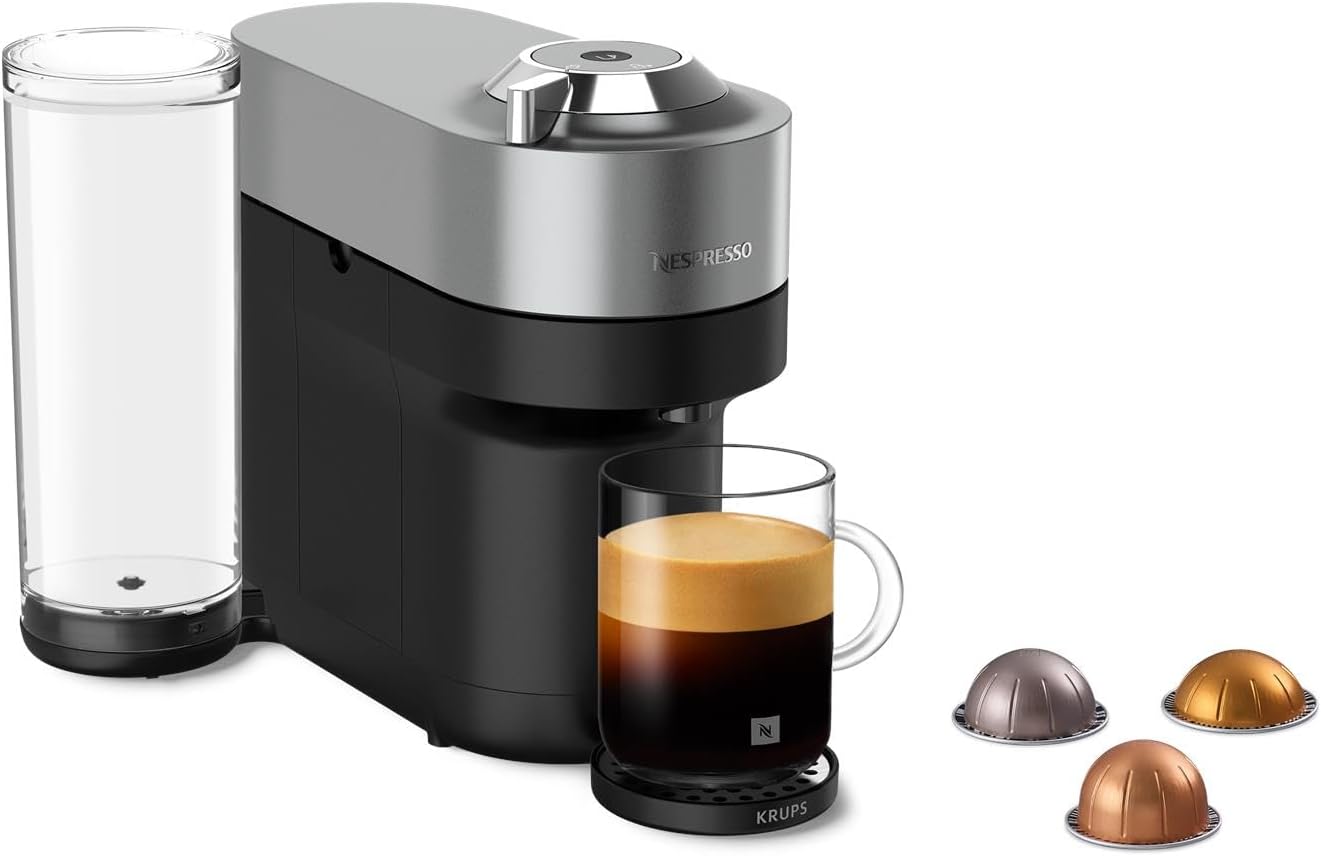 NESPRESSO KRUPS Vertuo Pop Plus Titan Kapselmaschine XN930T