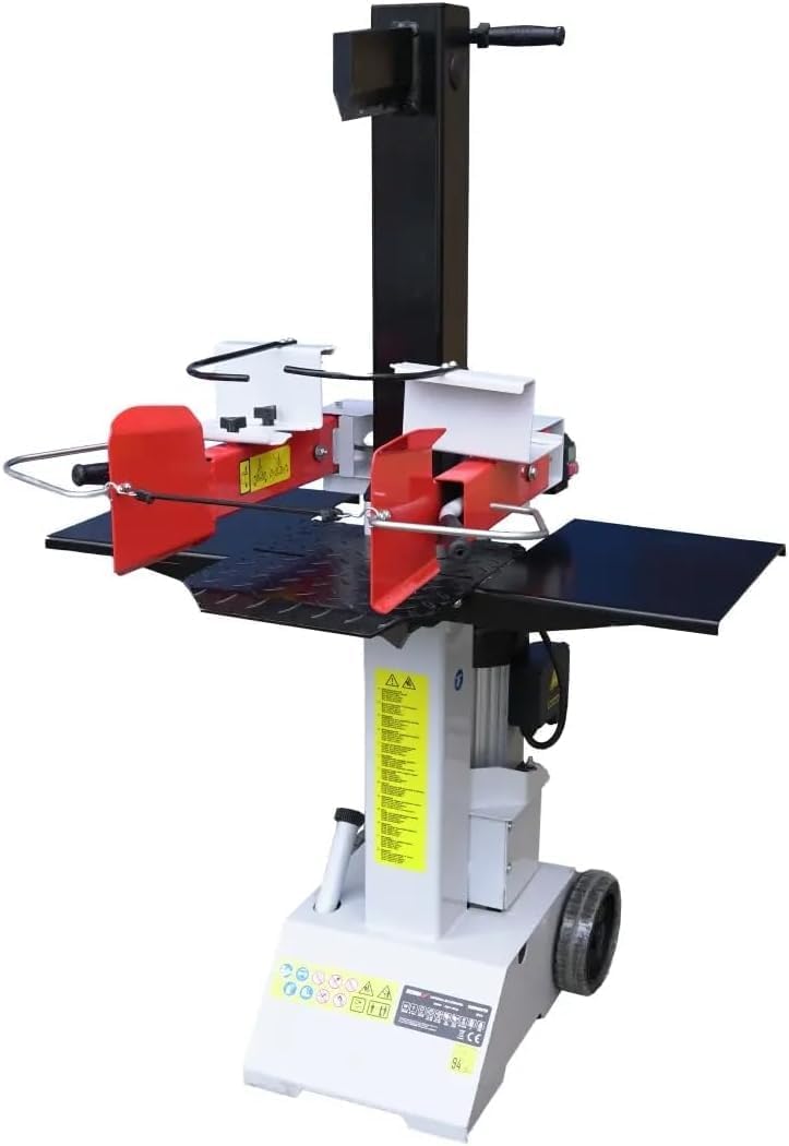 Dedra Holzspalter 3000W, 8T, 21 MPa, bis zu 2850 U/Min, hydraulische Presse, zwei zusätzliche Arbeitsflächen, schnelles und effizientes Holzspalten, kann am Boden montiert werden