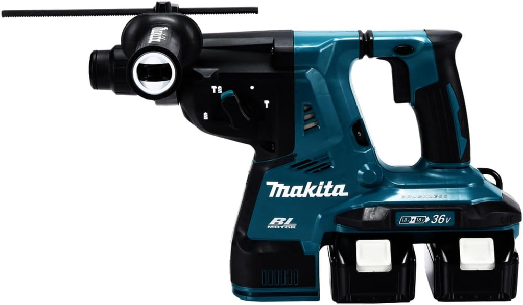 Makita DHR280ZJ Akku Kombihammer, 2 x 18V, Nur Gerät, Batteriebetrieben, Standard, Petrol
