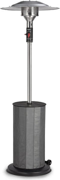 Enders Terrassenheizer FANCY 8 kW 5441 Terrassenstrahler, Gas-Heizstrahler, Heizpilz mit stufenloser Regulierung, Eco Plus Brenner, Transporträder, Umkippsicherung, Ablagetisch, schwarz