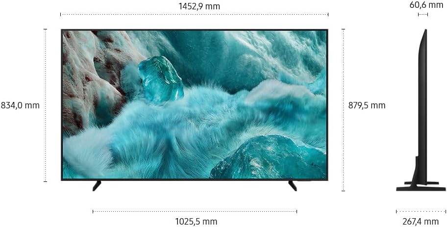 Samsung QLED Q7F2 4K 65 Zoll (163 cm) UHD, Q4 AI Prozessor, Quantum Dot, Upscaling, Knox Security, Gaming Hub, Smart TV, 2025