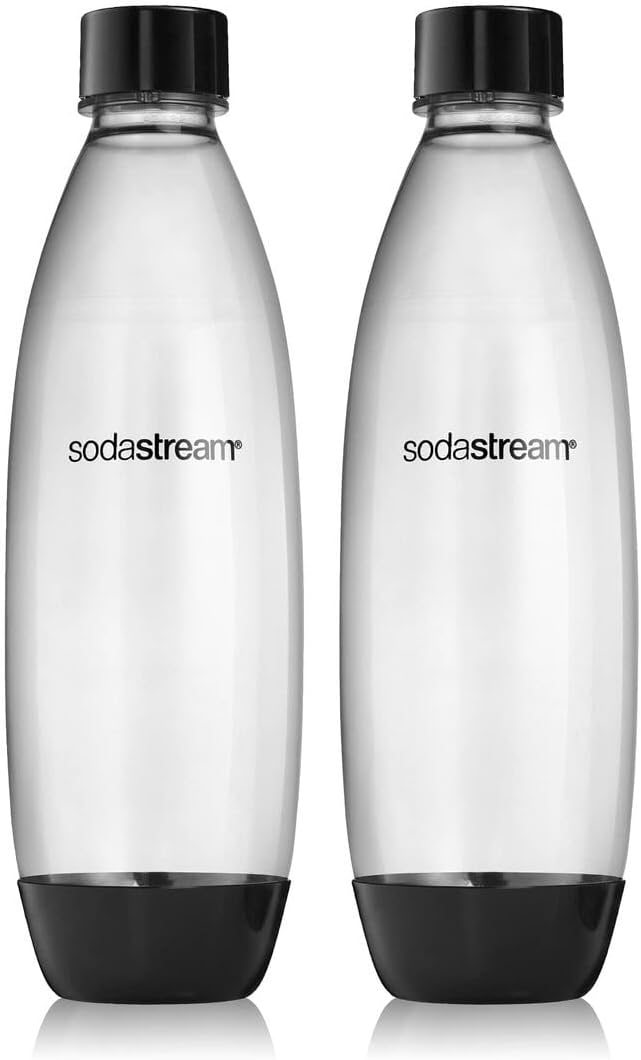 SodaStream Wassersprudler Duo White Megapack mit 4 Flaschen und 1 Zylinder, Weiß, 2270181