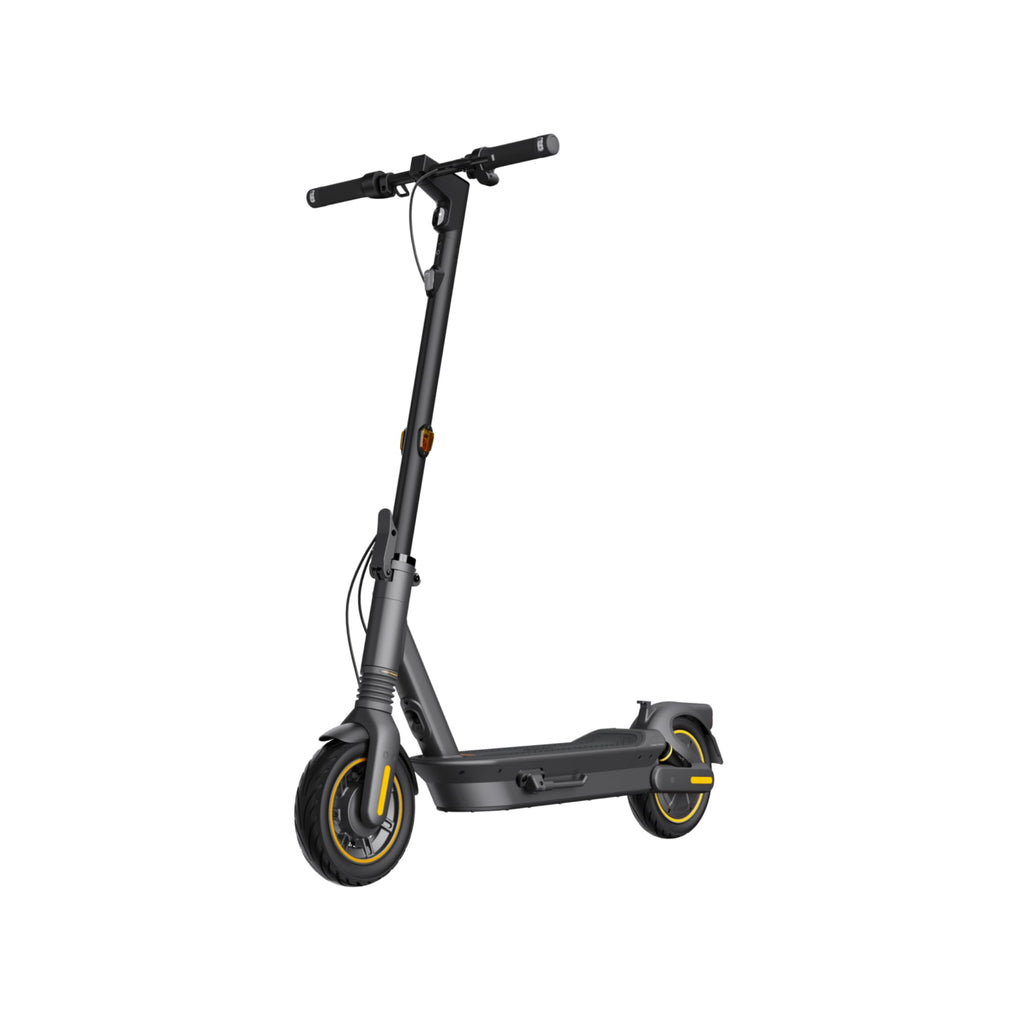 Segway-Ninebot MAX G3 D E-Scooter, bis zu 80 km Reichweite, 11 Zoll selbstabdichtende Luftreifen, Vollfederung, TFT-Display, FlashCharge, Apple Find My, faltbar, Schwarz**
