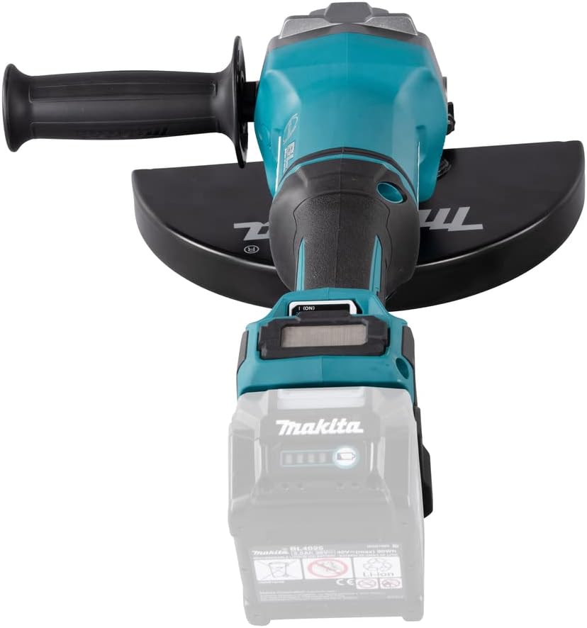 makita GA038GZ Winkelschleifer 40V max. (ohne Akku, ohne Ladegerät), Petrol