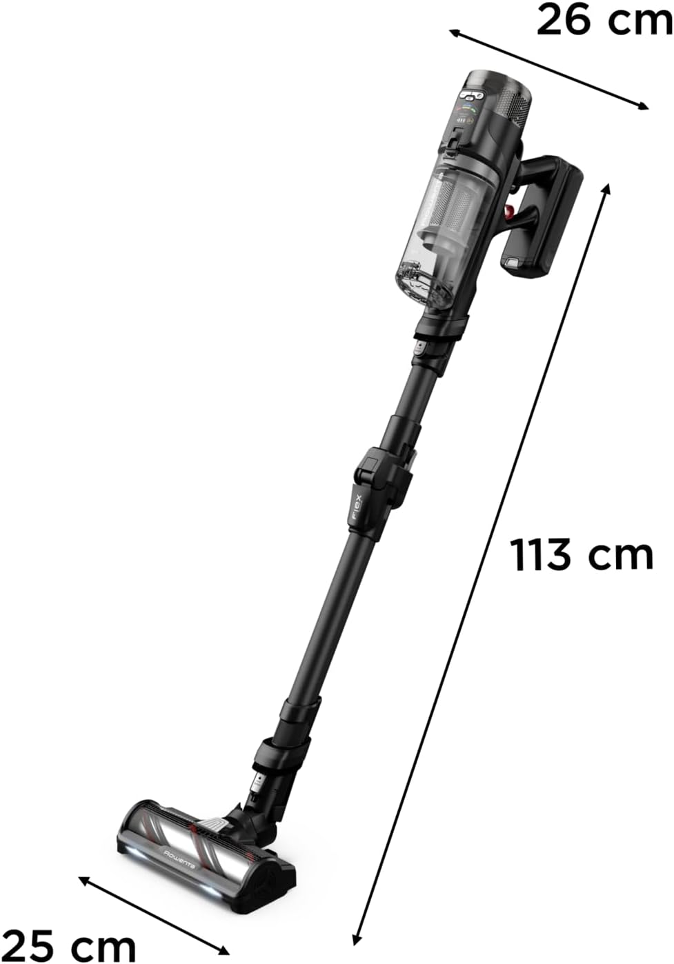 Rowenta X-Force Flex 12.60 Neo - Aspirateur balai sans fil - Gris