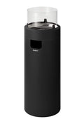 Enders Terrassenfeuer NOVA LED M BLACK, Gas Terrassenfeuer mit Ambientebeleuchtungen, ECO GREEN Brenner-Technologie und exzellentem Design, H88cm Ø 62cm, Schwarz #5600