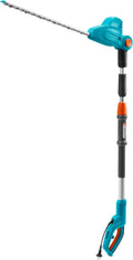Gardena Teleskop-Heckenschere THS 500/48: Heckenschere mit 500 W, 3,5 m Reichweite, abwinkelbarer Kopf und Teleskopstiel, 48 cm Messerlänge, ergonomischer Griff und Anschlagschutz, (8883-20)
