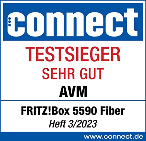 FRITZ!Box 5590 Fiber – Glasfaser-Router mit Wi-Fi 6, Mesh & 2.5-Gigabit-LANo