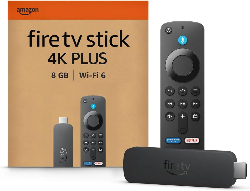 Amazon Fire TV Stick 4K Plus, supports Wi-Fi 6, Dolby Vision/Atmos, HDR10+
