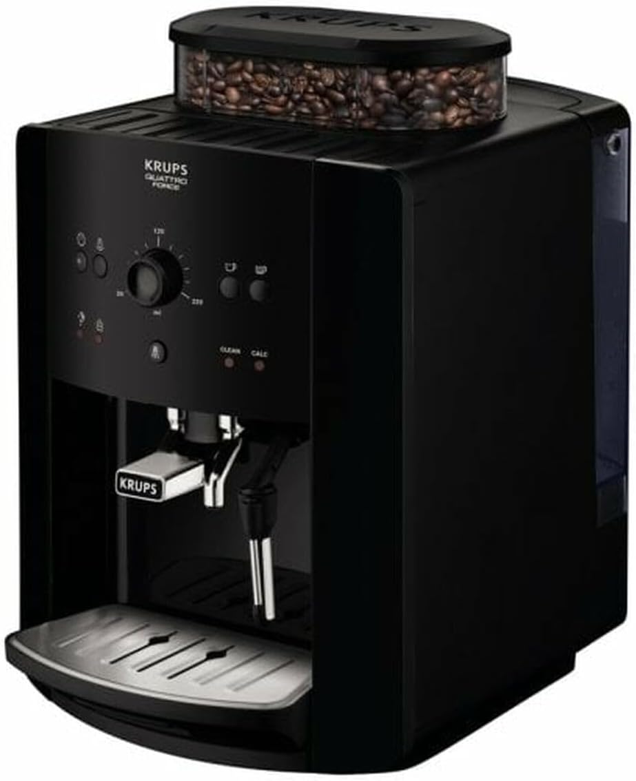 Krups Kaffeevollautomat Arabica Picto Quatrro Force EA8110, Schwarz