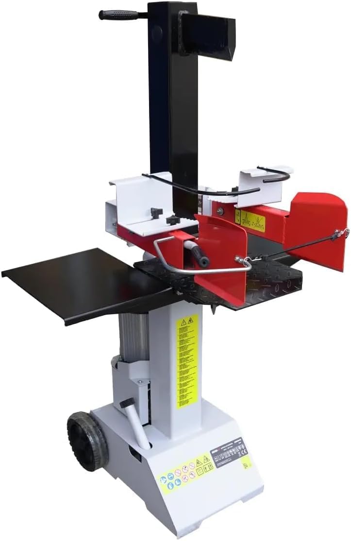 Dedra Holzspalter 3000W, 8T, 21 MPa, bis zu 2850 U/Min, hydraulische Presse, zwei zusätzliche Arbeitsflächen, schnelles und effizientes Holzspalten, kann am Boden montiert werden