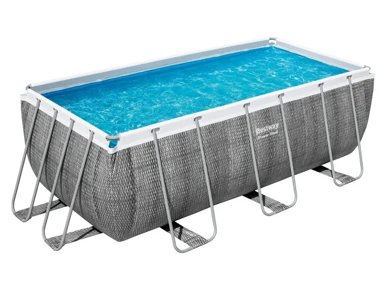 Power Steel™ Frame Pool Komplett-Set mit Filterpumpe, ca. L 412 x B 201 x L 122 cm 1