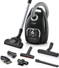 Bosch Staubsauger mit Beutel Serie 8 BGB75X494, Bodenstaubsauger, ideal für Allergiker, Hygiene-Filter, Bodendüse für Parkett, Teppich, Fliesen, langes Kabel, leise, 650 W, blau