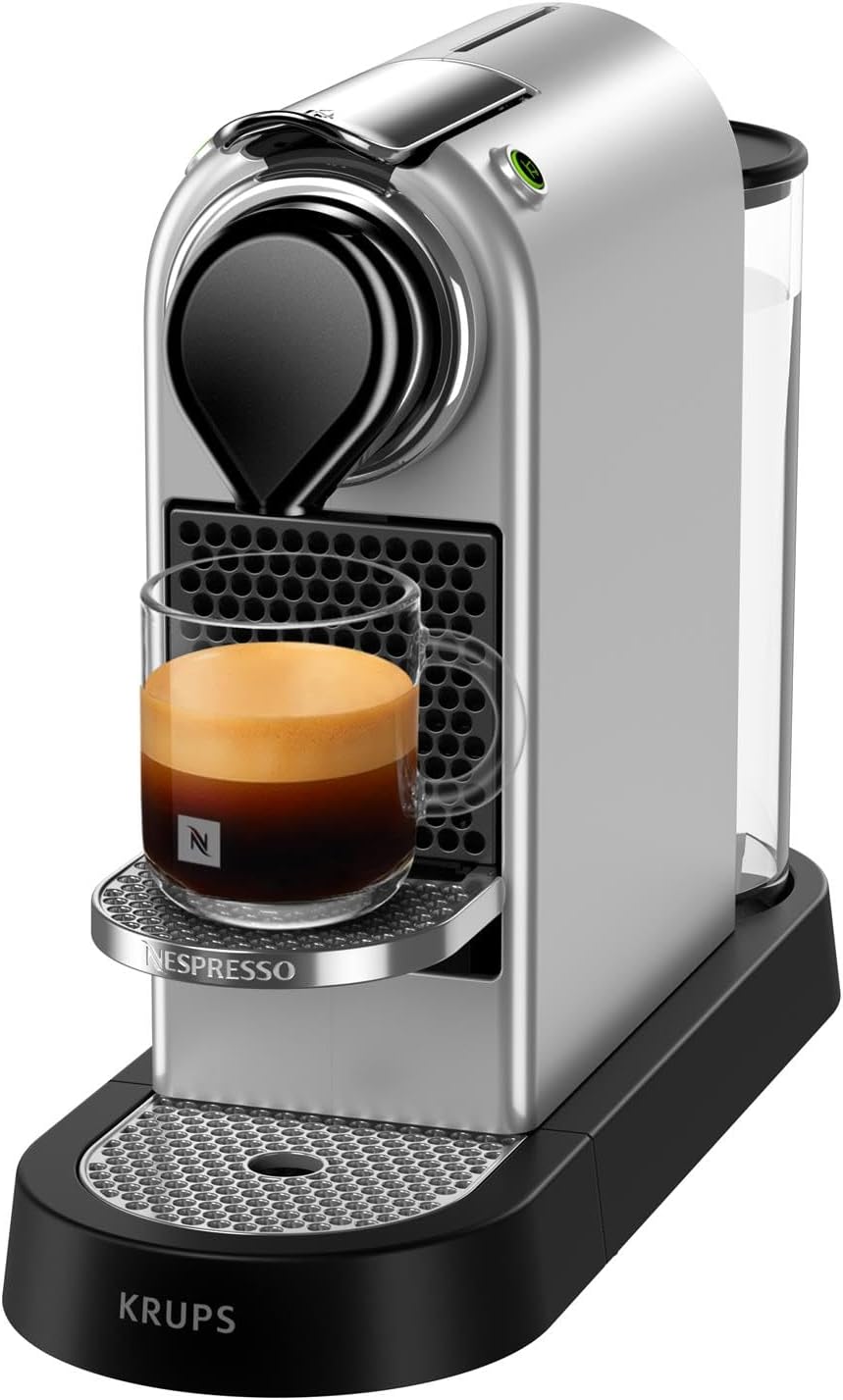 NESPRESSO KRUPS CitiZ Silber Original Kapselmaschine XN741B