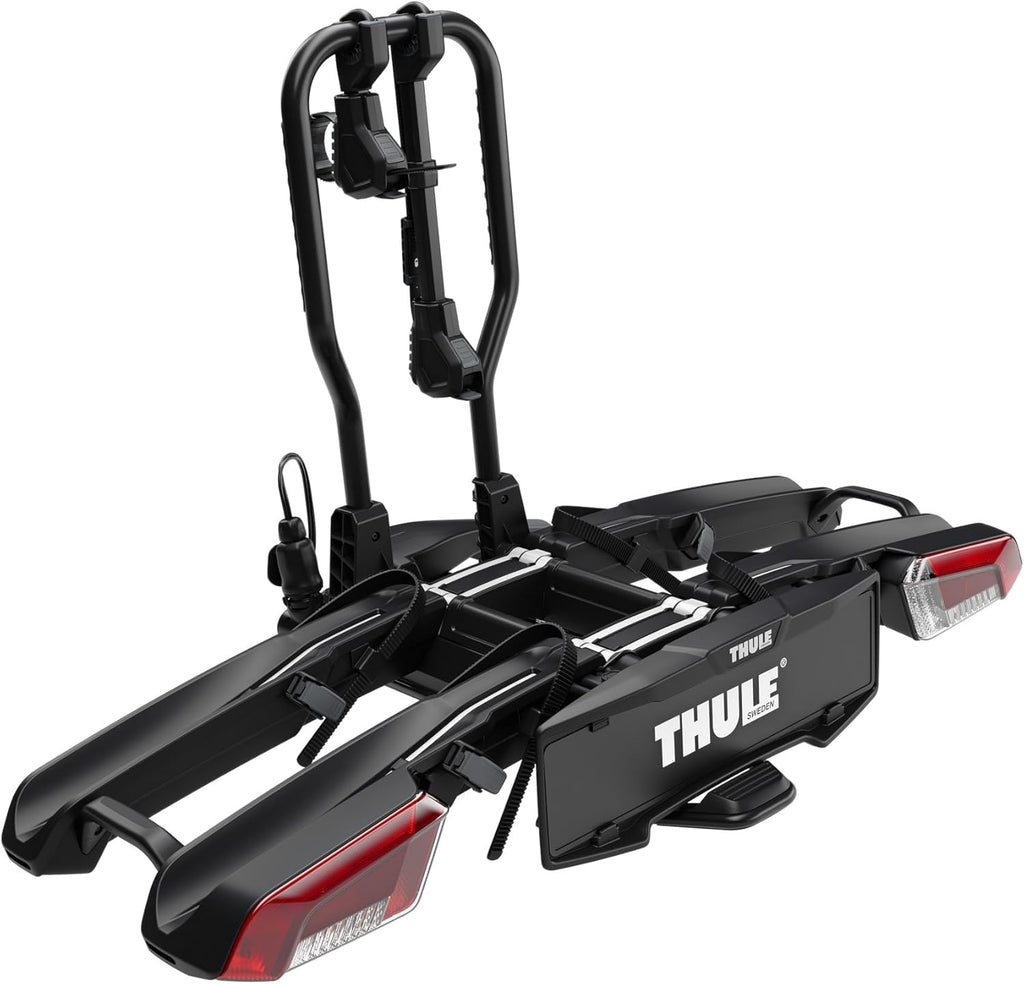 Thule Easyfold 3 Plattformfahrradträger Für Die Anhängerkupplung Black, 2(3) Bikes