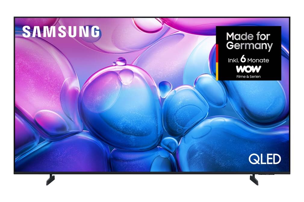 Samsung QLED 4K Q6FA 55 Zoll (138 cm) UHD, Optimiert für Fussball, Quantum HDR, 4K Upscaling, 900 Sender TV Plus, Smart TV, 2025