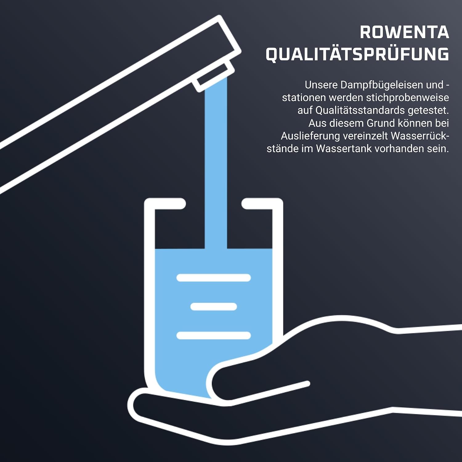 Rowenta VR8325 Turbosteam Dampfbügelstation, 2600 Watt, 120 g/Min. konstanter Dampf, 350 g/Min. extra Dampfstoß, schnellaufheizend, 1,7 L Wassertank, Antikalk-System, Eco-Modus, Schwarz/Blau