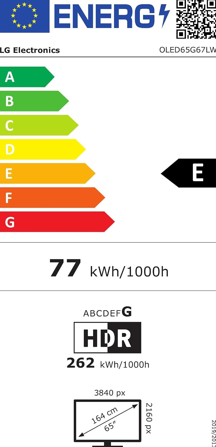 LG OLED65G67LW TV 65 Zoll, 4K OLED Evo AI, α11 Gen3 Prozessor, webOS 26, 120Hz, VRR bis zu 165Hz, Modelljahr 2026, Energieklasse E
