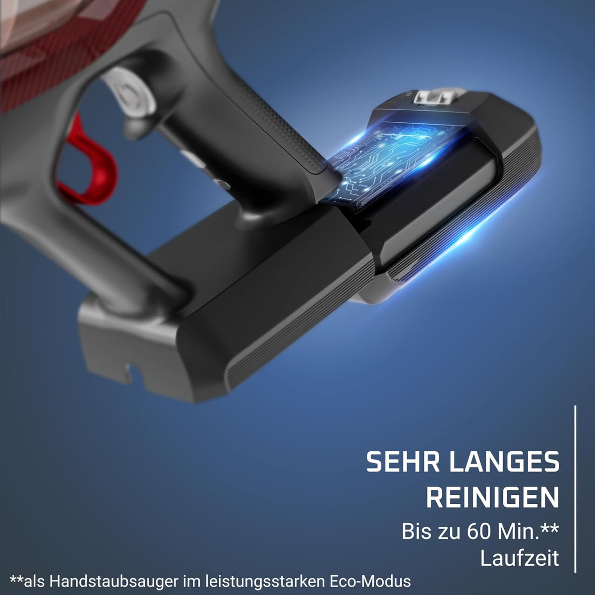 Rowenta X-Pert 6.80 Flex kabelloser Akku-Stabstaubsauger, LED-Düse