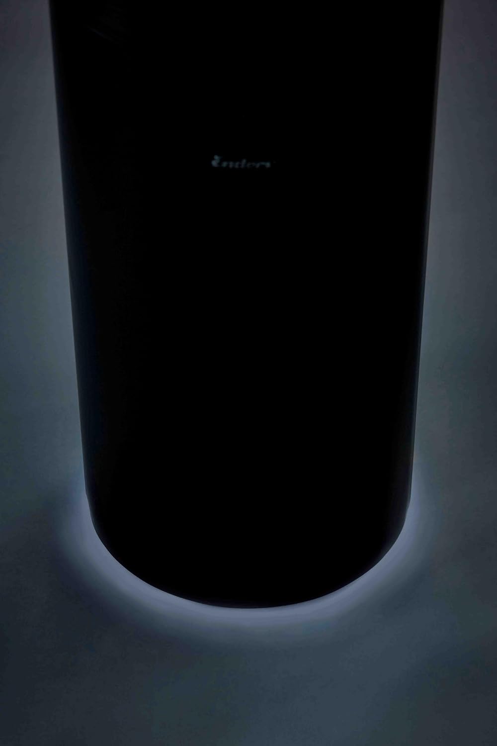 Enders Terrassenfeuer NOVA LED L BLACK, Gas Terrassenfeuer mit Ambientebeleuchtungen, ECO GREEN Brenner-Technologie und exzellentem Design, H102cm Ø 62cm, Schwarz #5601
