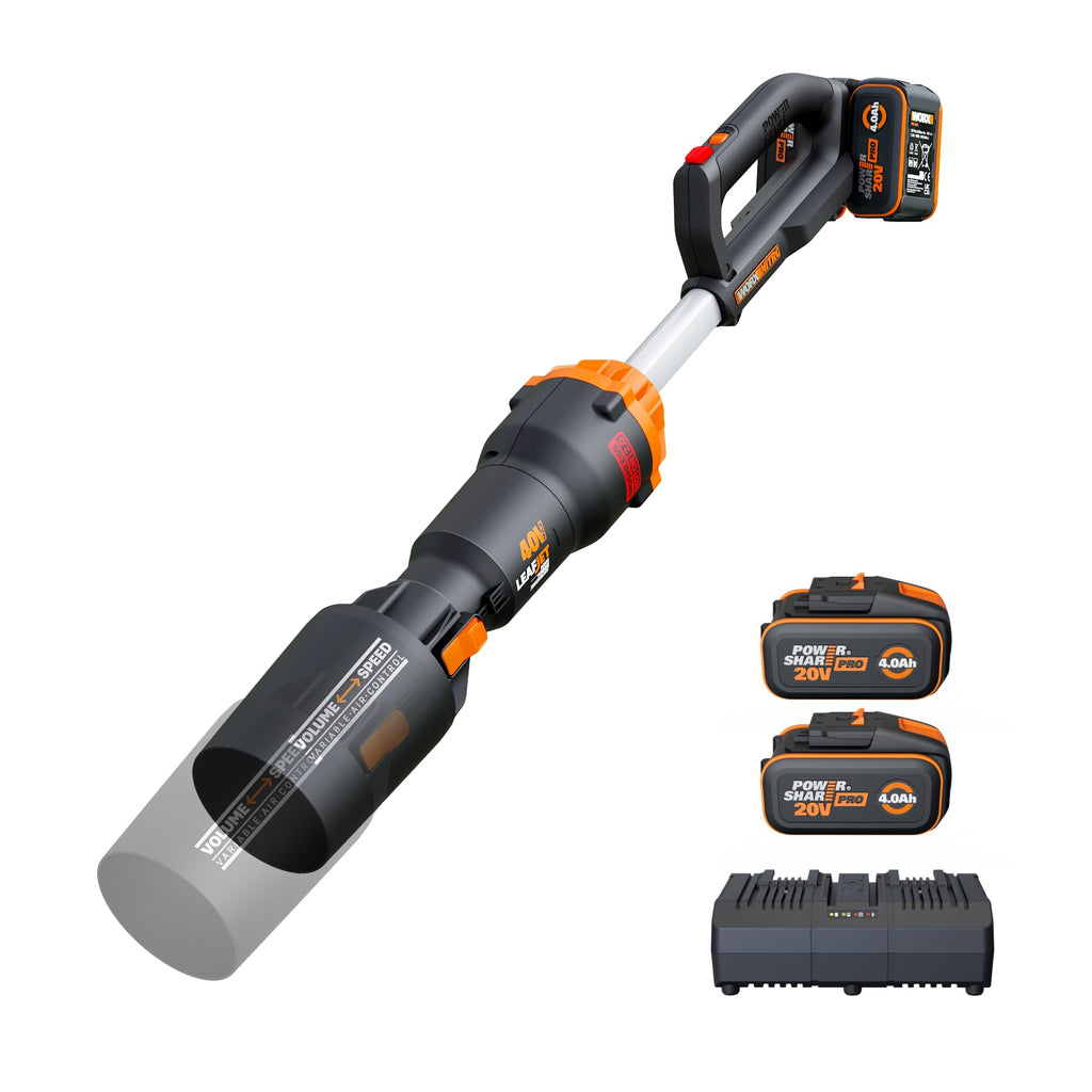 WORX WG584E.9 Akku Laubbläser 40V, ohne Akku & Ladegerät