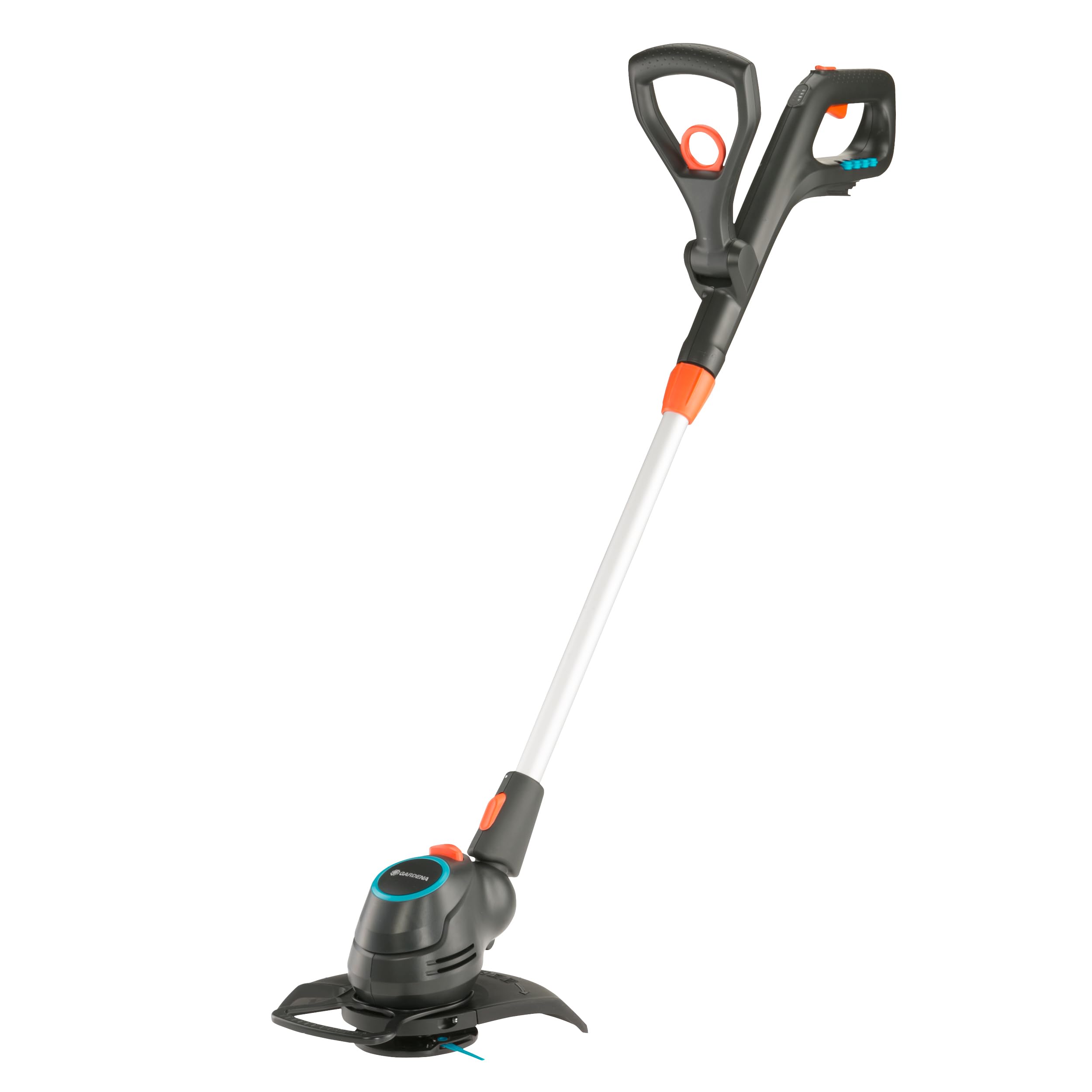 Gardena Akku-Rasentrimmer ComfortCut 23/18V P4A Ready-to-Use Set: Leistungsstark, Leichtgewicht, Teleskopgriff, Kantenschnitt, Kabellos (14701-20)