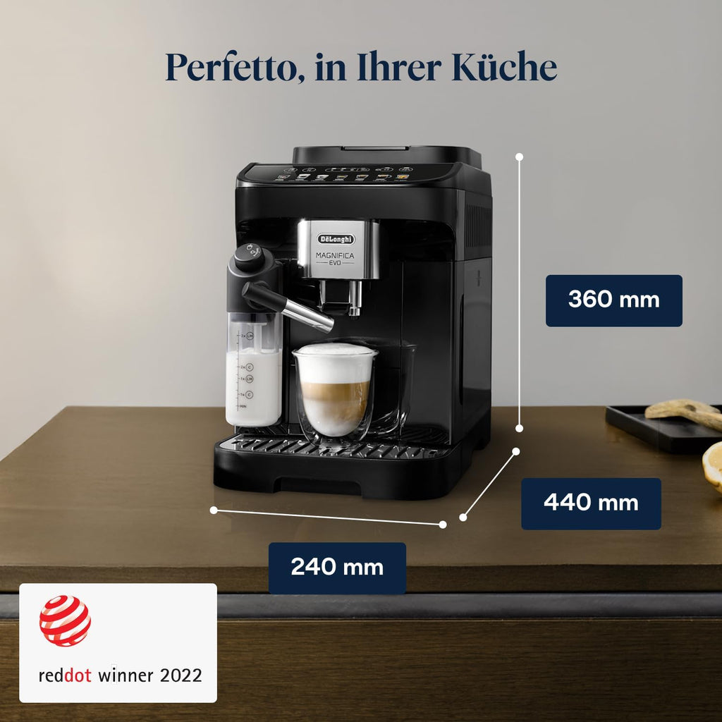 De'Longhi Magnifica Evo - Kaffeevollautomat 7 Getränke Schwarz