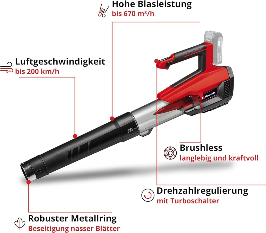 Einhell Akku-Laubbläser GP-LB 18/200 Li GK-Solo