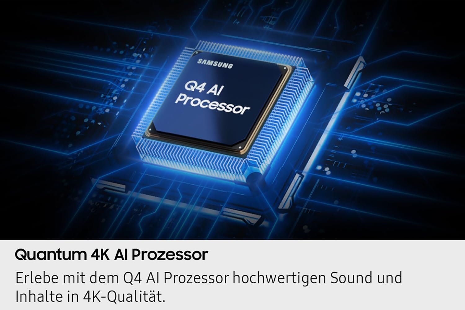 Samsung QLED 4K Q7FA 43 Zoll (108 cm) UHD Fernseher, Q4 AI Prozessor, Quantum Dot, Upscaling, Gaming Hub, Knox Security, Smart TV, 2025